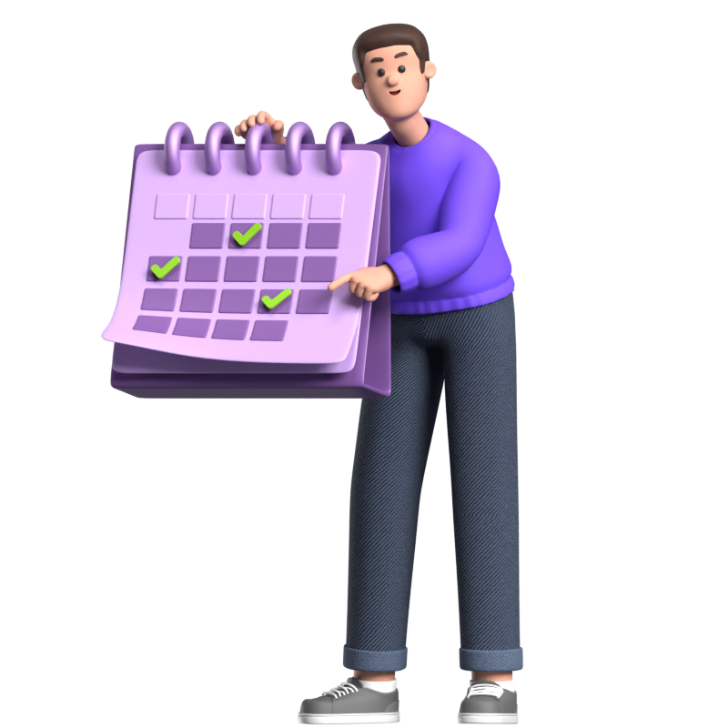 Calendar Character Icon